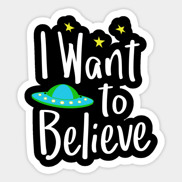 I Want to Believe Sticker by DANPUBLIC